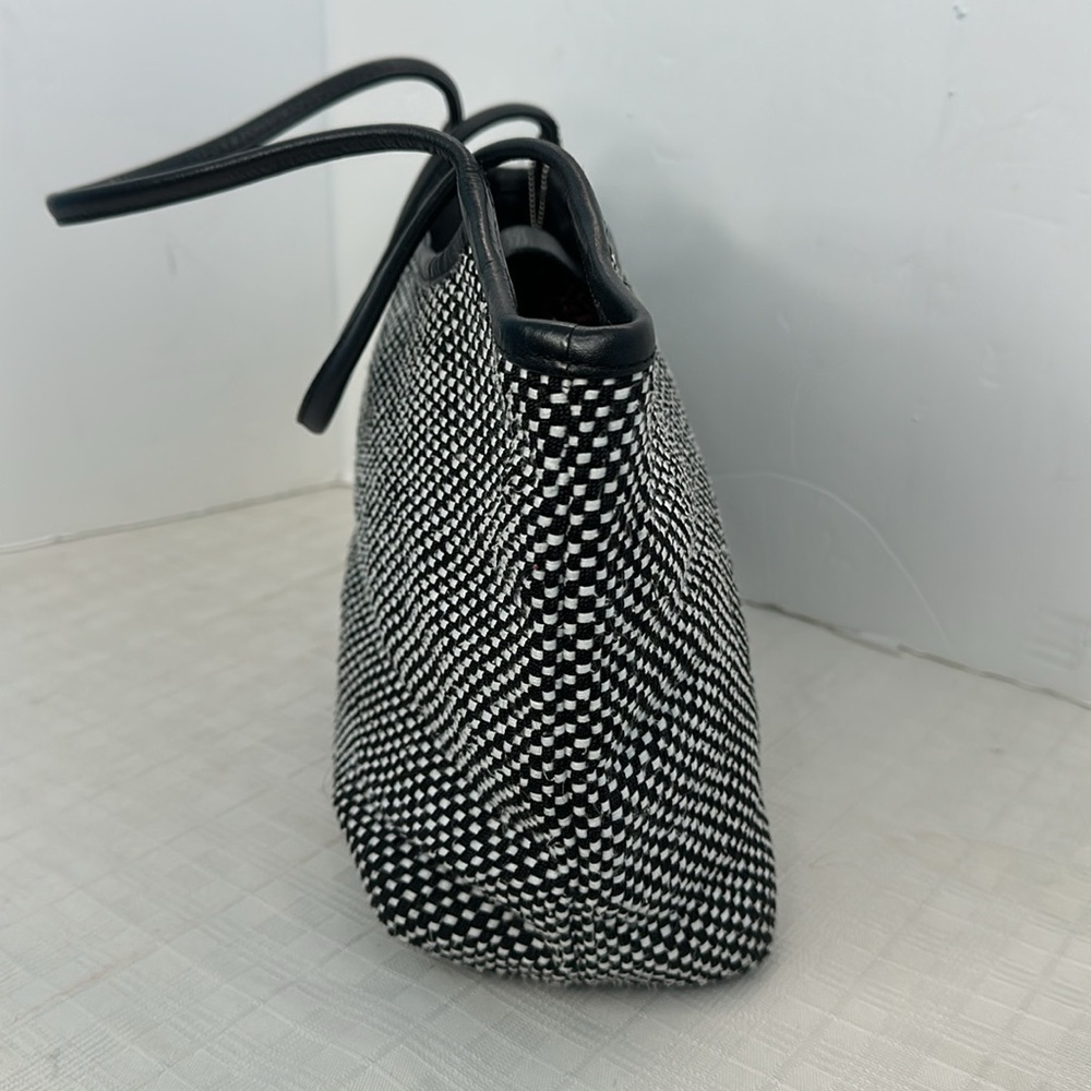 The Sak black and white houndstooth woven nylon bag - Picture 2 of 9